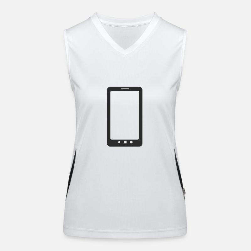Handy! Geschenkidee Geschenk Funktionelles Kontrast-Tank Top für Frauen