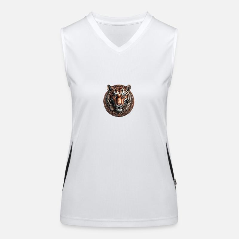 The Bronze Tiger Women's Functional Contrast Tank Top
