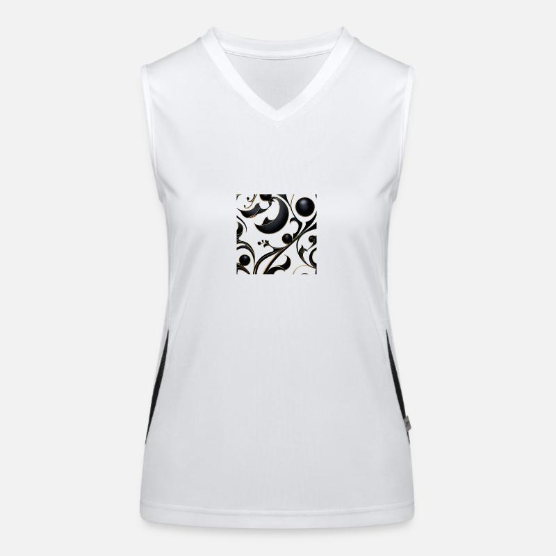 Monochrome elegance Women's Functional Contrast Tank Top