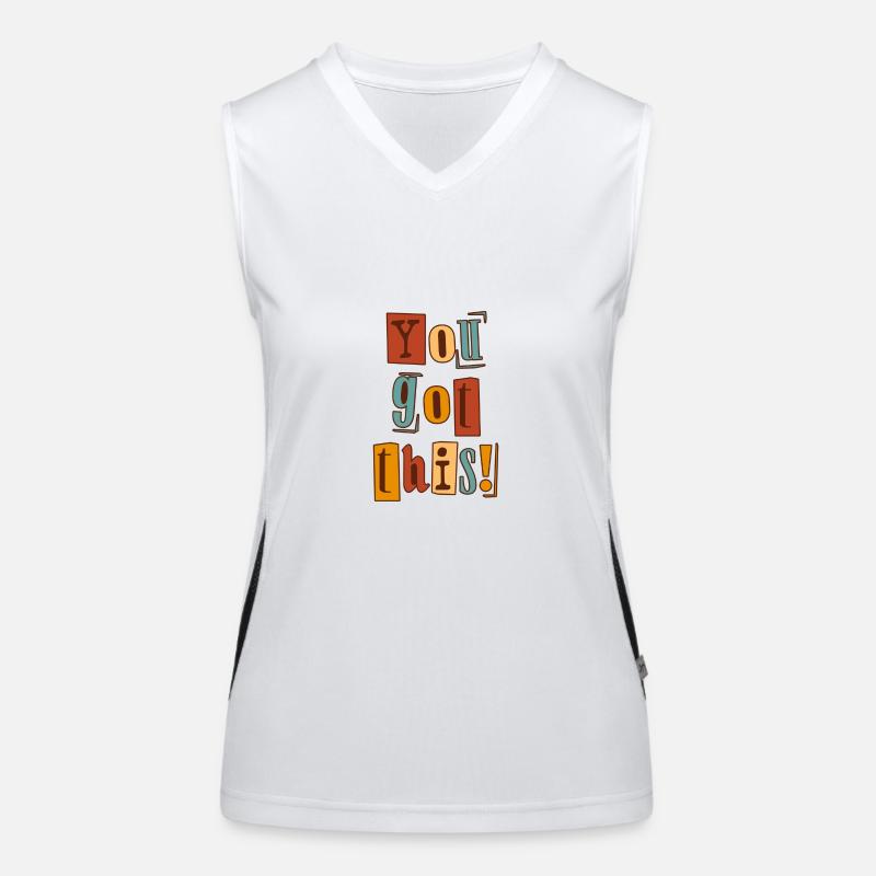 Vous avez ceci Débardeur respirant contrasté Femme