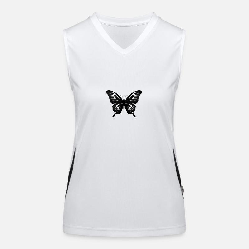 Papillon Débardeur respirant contrasté Femme