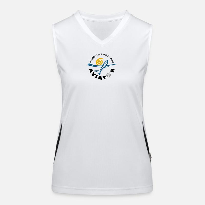 Flieger Funktionelles Kontrast-Tank Top für Frauen