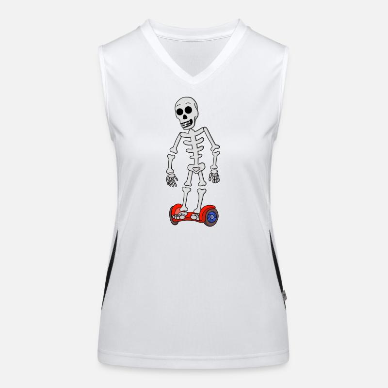 Os effrayants hover Débardeur respirant contrasté Femme