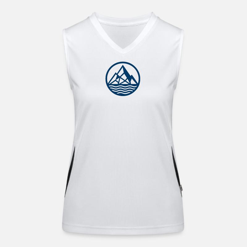 Baru Mountains Funktionelles Kontrast-Tank Top für Frauen