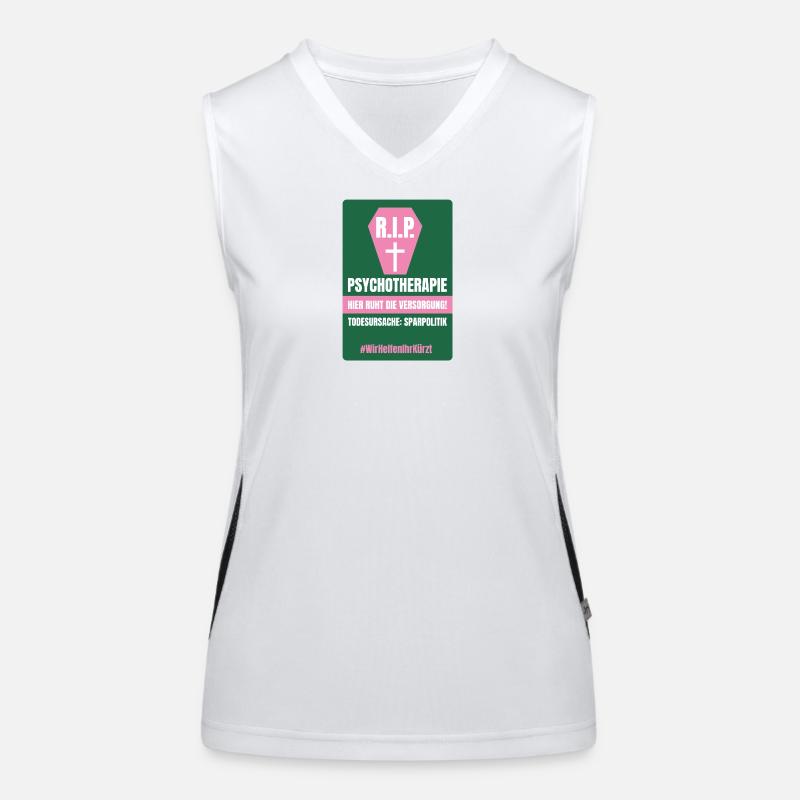 PSYCHO_04 Funktionelles Kontrast-Tank Top für Frauen