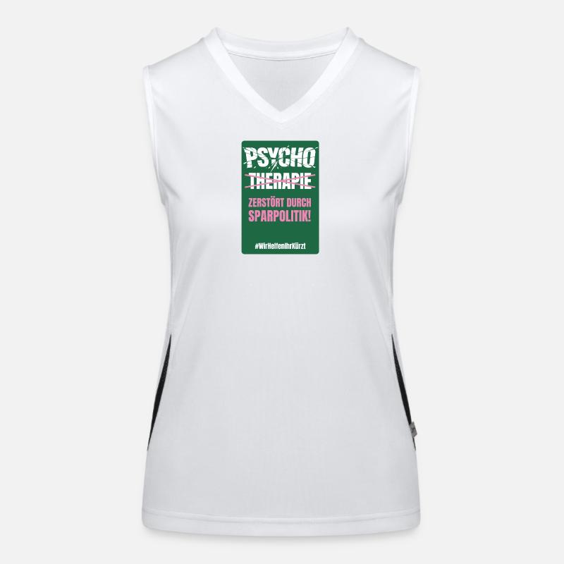 PSYCHO_05 Funktionelles Kontrast-Tank Top für Frauen