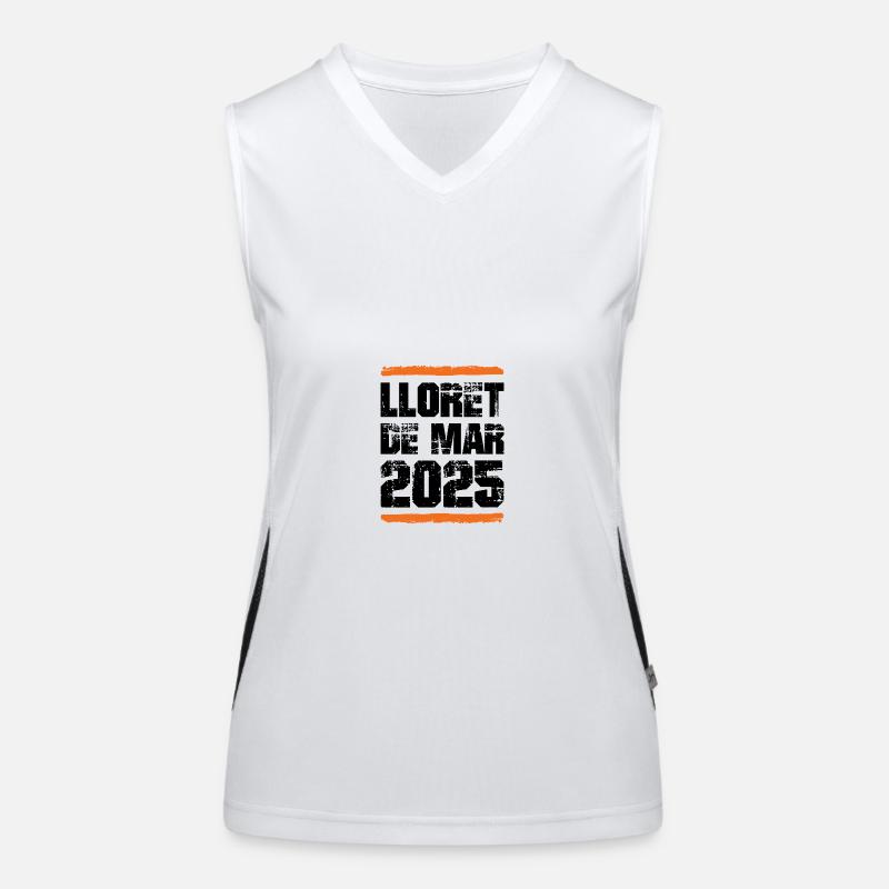 Lloret De Mar 2025 Équipe Débardeur respirant contrasté Femme