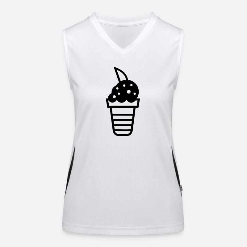 Eisbecher Funktionelles Kontrast-Tank Top für Frauen