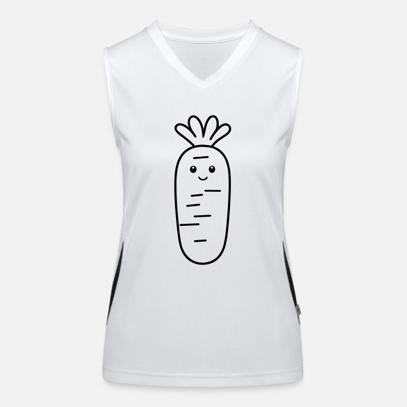 Carotte Débardeur respirant contrasté Femme
