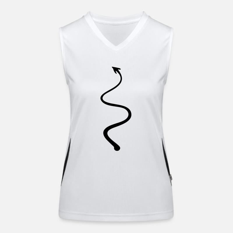 Teufelsschwanz - devil tail Funktionelles Kontrast-Tank Top für Frauen