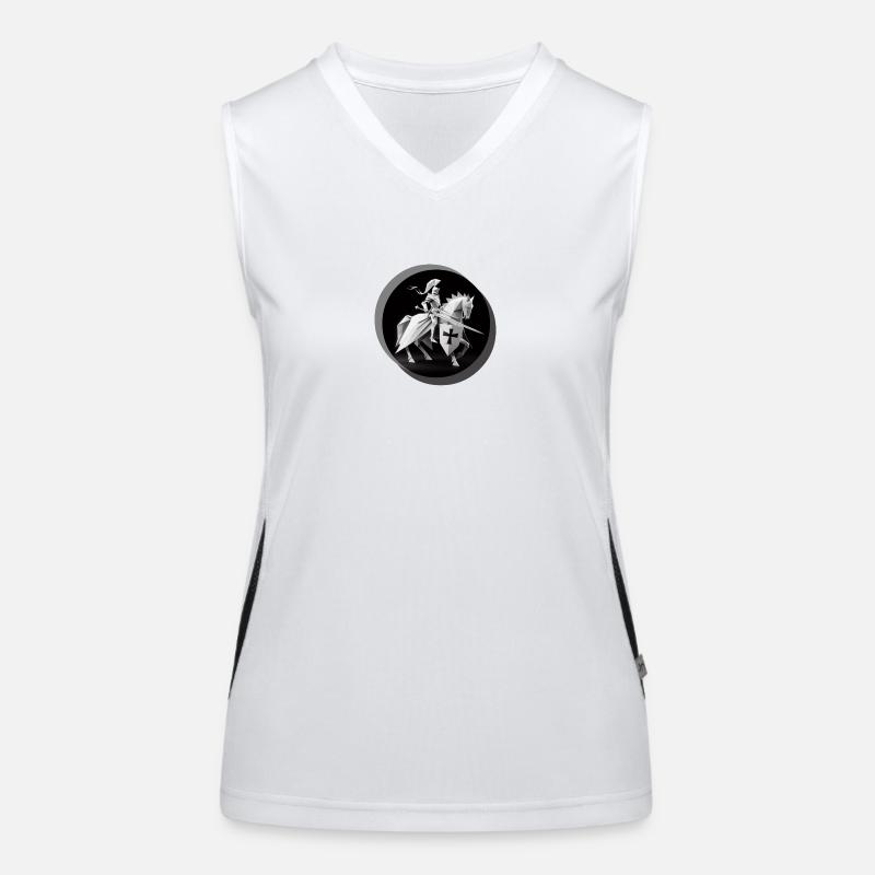 Ritter Funktionelles Kontrast-Tank Top für Frauen
