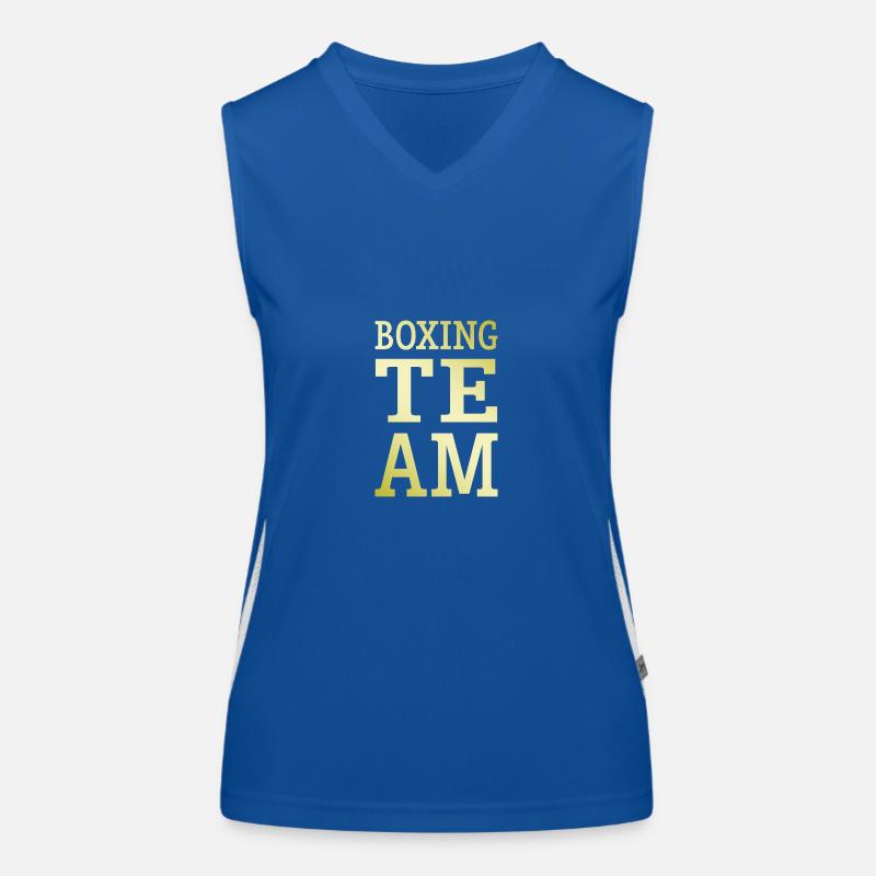 Équipe de boxe Débardeur respirant contrasté Femme