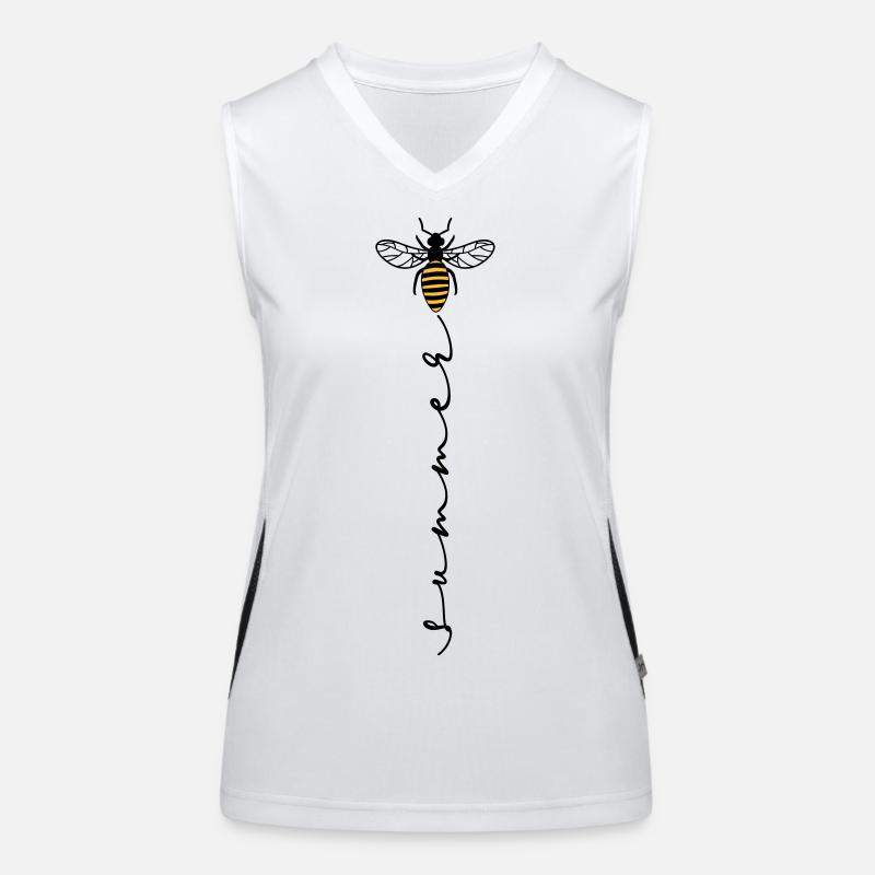 Bee summer buzzer Women's Functional Contrast Tank Top