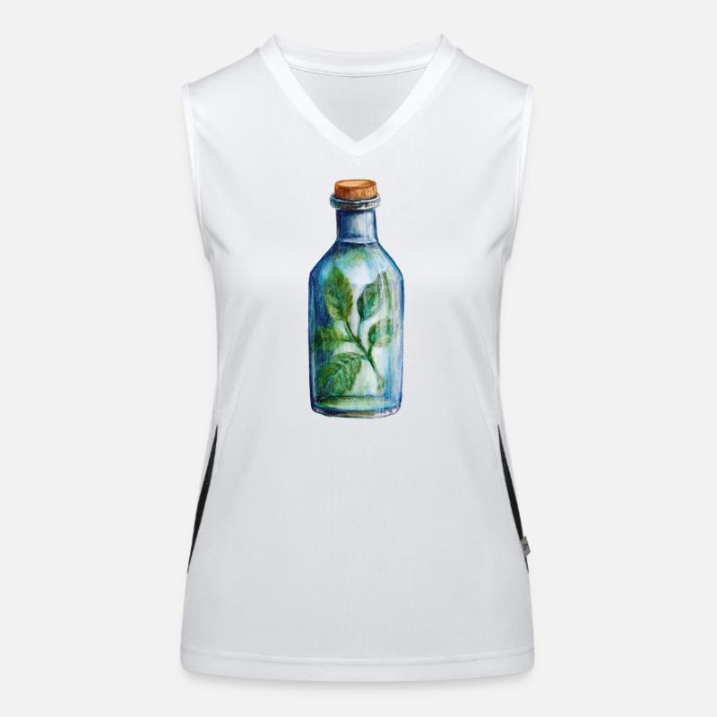 Conception magique de l’heure du cocktail de la sorcière des herbes Débardeur respirant contrasté Femme