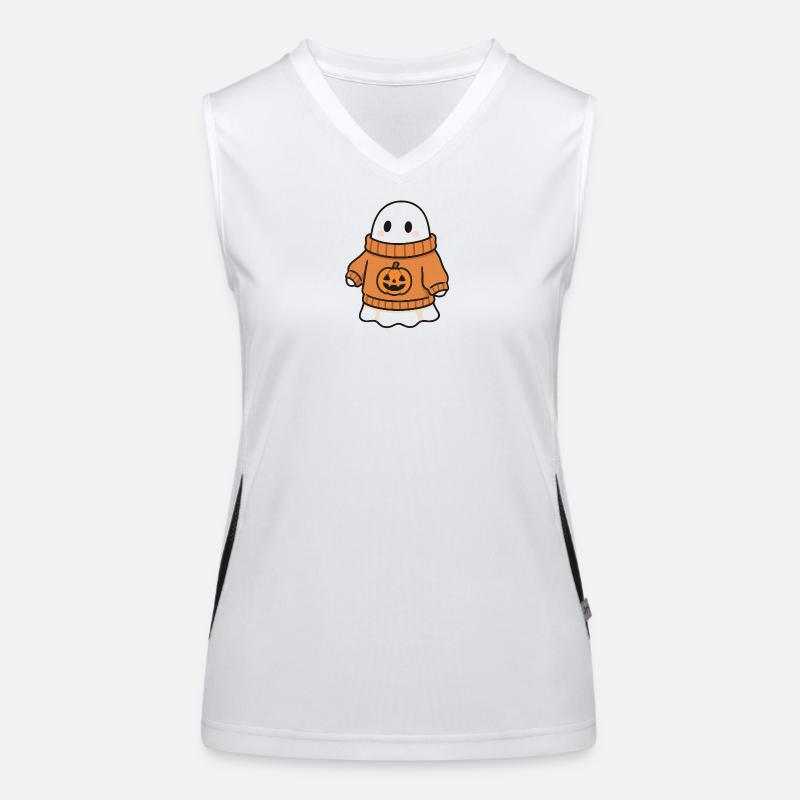 Kürbis Pullover Geist Funktionelles Kontrast-Tank Top für Frauen