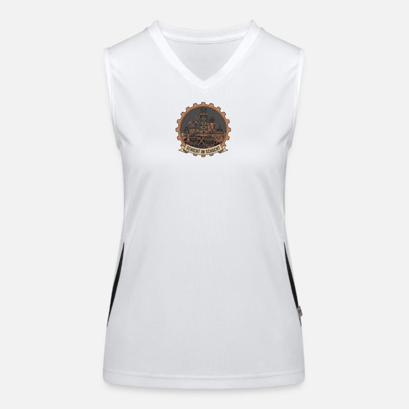 Shift in the Mine Badge Shaft Women's Functional Contrast Tank Top