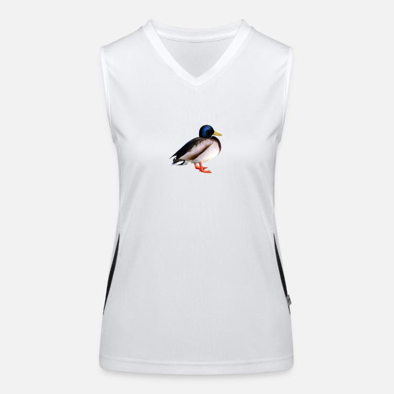 Wildente Funktionelles Kontrast-Tank Top für Frauen