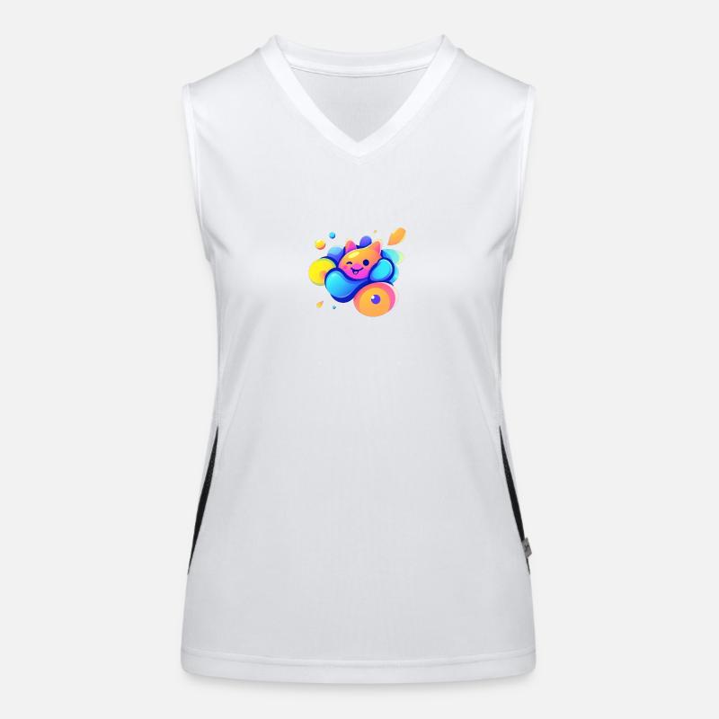 Happy Funktionelles Kontrast-Tank Top für Frauen