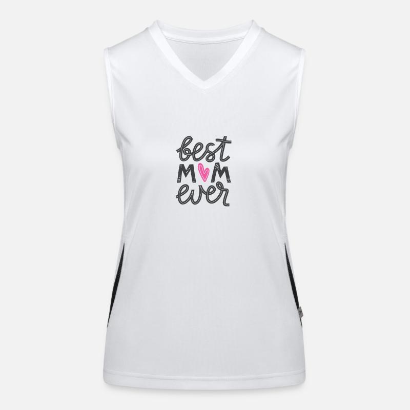 Best mom 30 Funktionelles Kontrast-Tank Top für Frauen