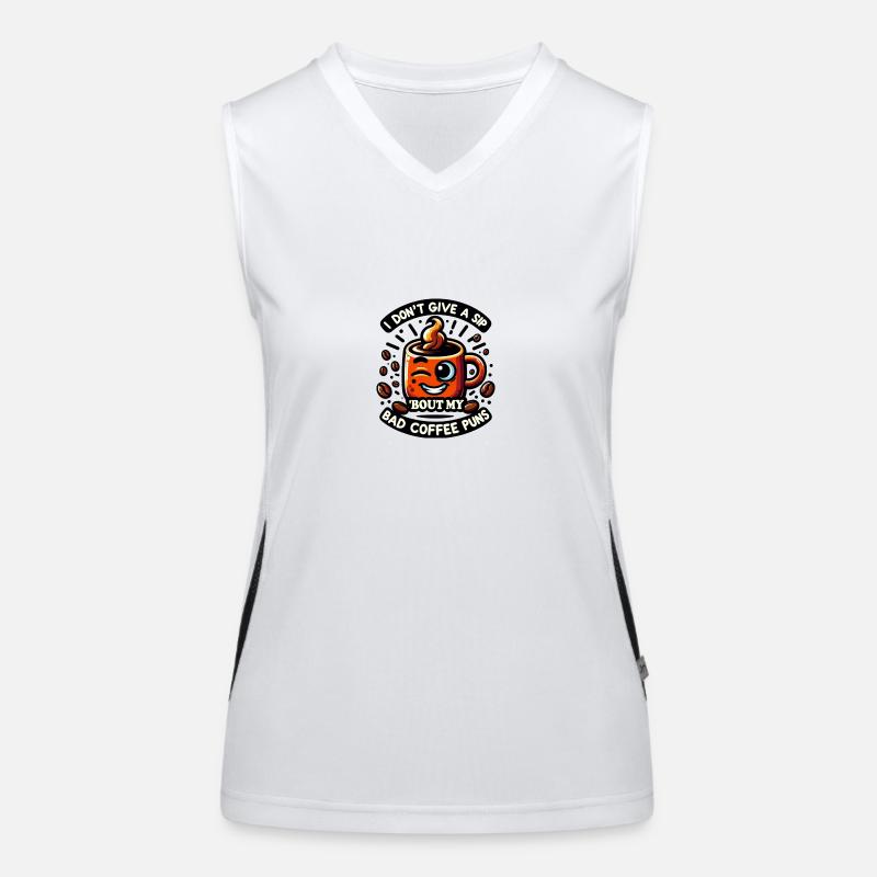 I dont give a Sip Funktionelles Kontrast-Tank Top für Frauen