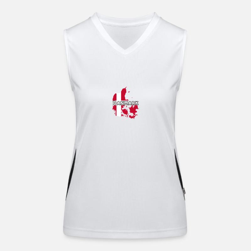 Danmark Funktionelles Kontrast-Tank Top für Frauen