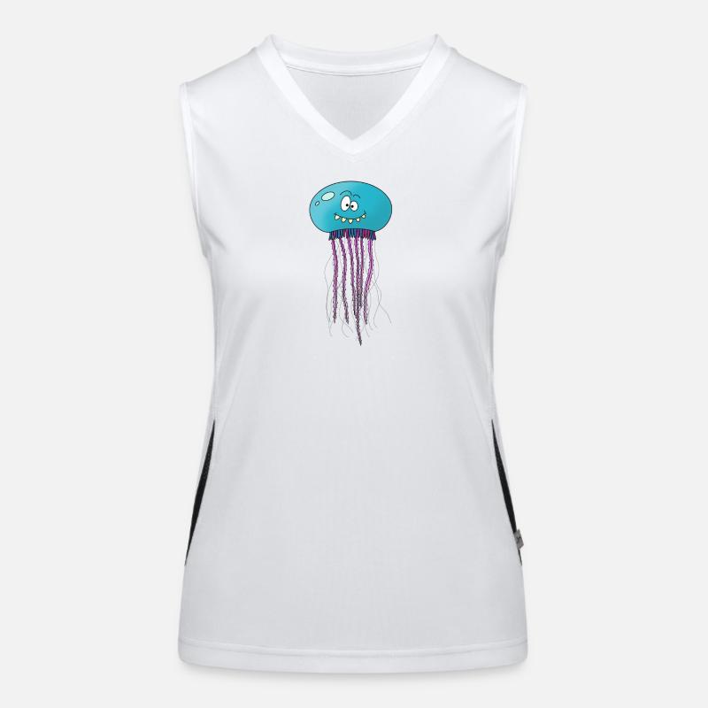 SmillingJellyfish Women's Functional Contrast Tank Top