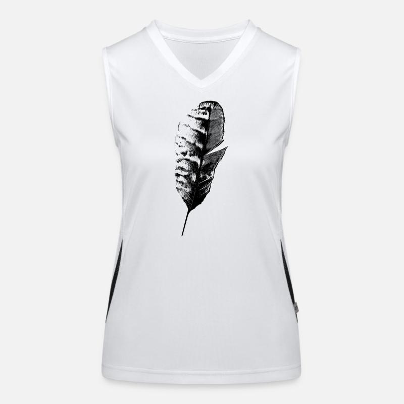 Plume d’écriture Débardeur respirant contrasté Femme