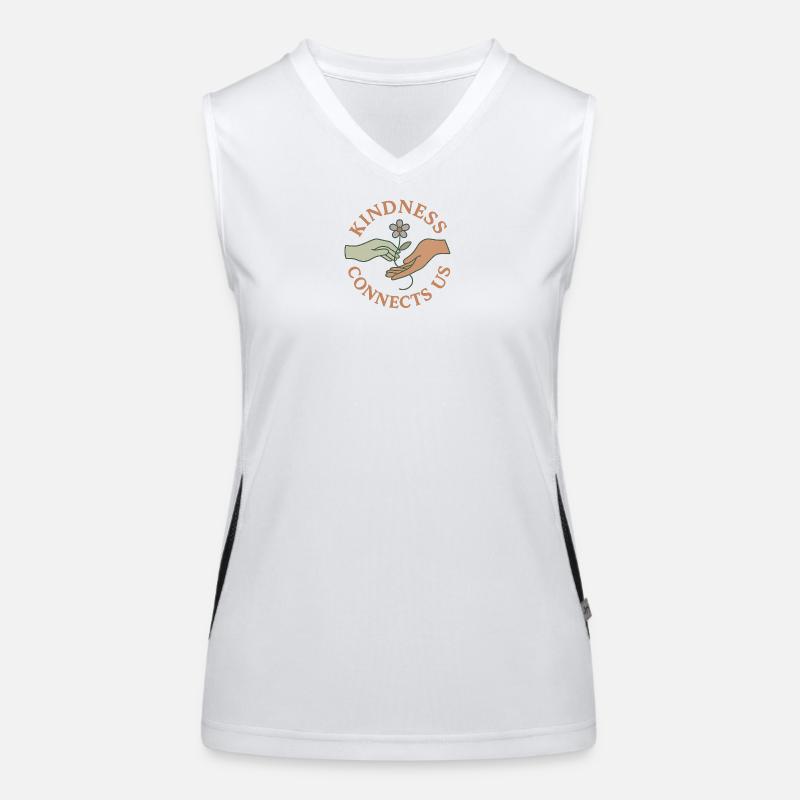 Friendliness unites us Women's Functional Contrast Tank Top