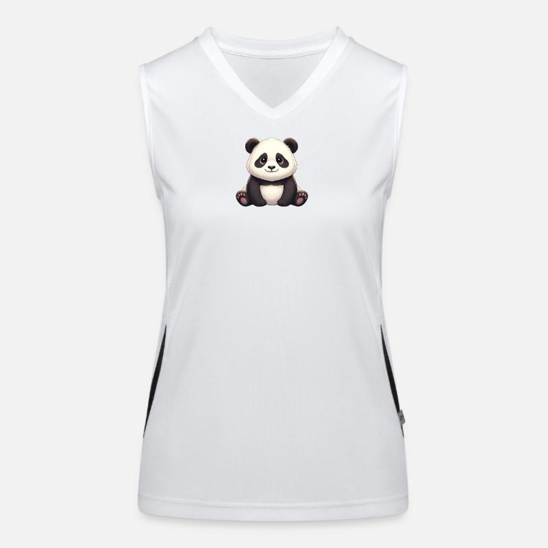 Peluche Souriante Panda Débardeur respirant contrasté Femme