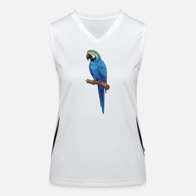 Ara bleu Débardeur respirant contrasté Femme