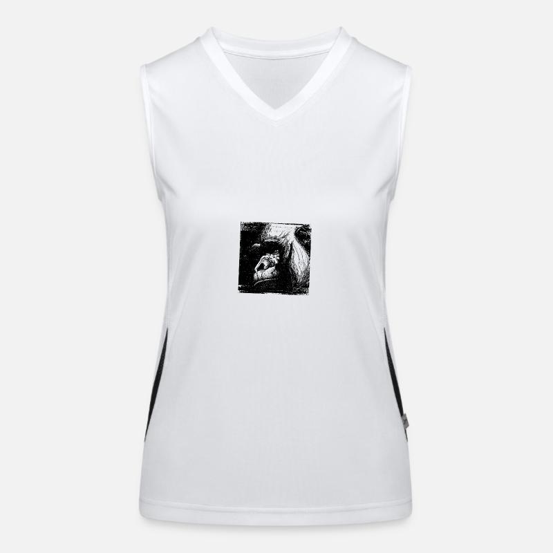 Wildtiere Funktionelles Kontrast-Tank Top für Frauen