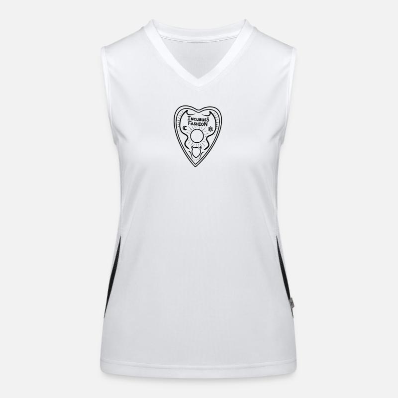 Logo Ouija Brett Planchette | | d’évocation Maudit Débardeur respirant contrasté Femme