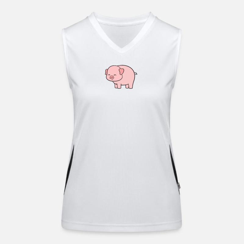 Cochons Cochons Débardeur respirant contrasté Femme