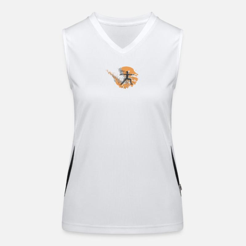 Yoga Training mit Style Funktionelles Kontrast-Tank Top für Frauen