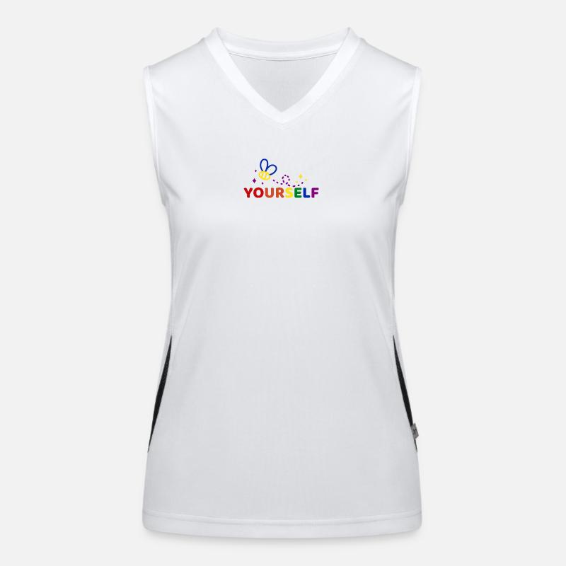 Sei du selbst Pride-Monat Funktionelles Kontrast-Tank Top für Frauen