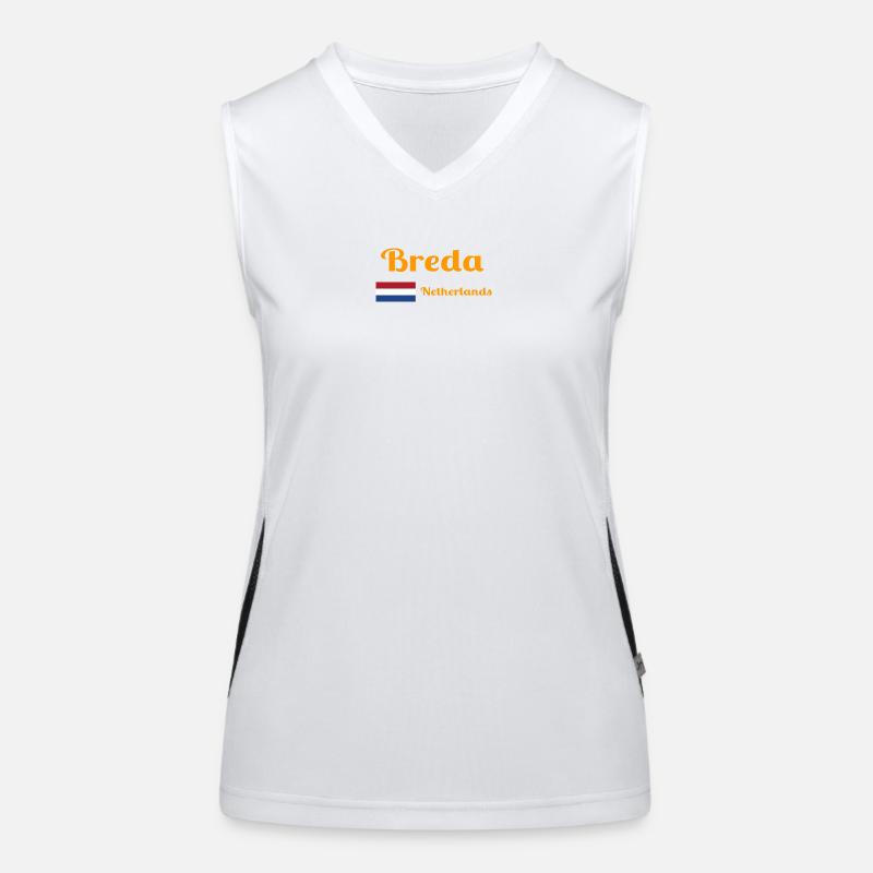 Breda Netherlands- Stylish prints Women's Functional Contrast Tank Top