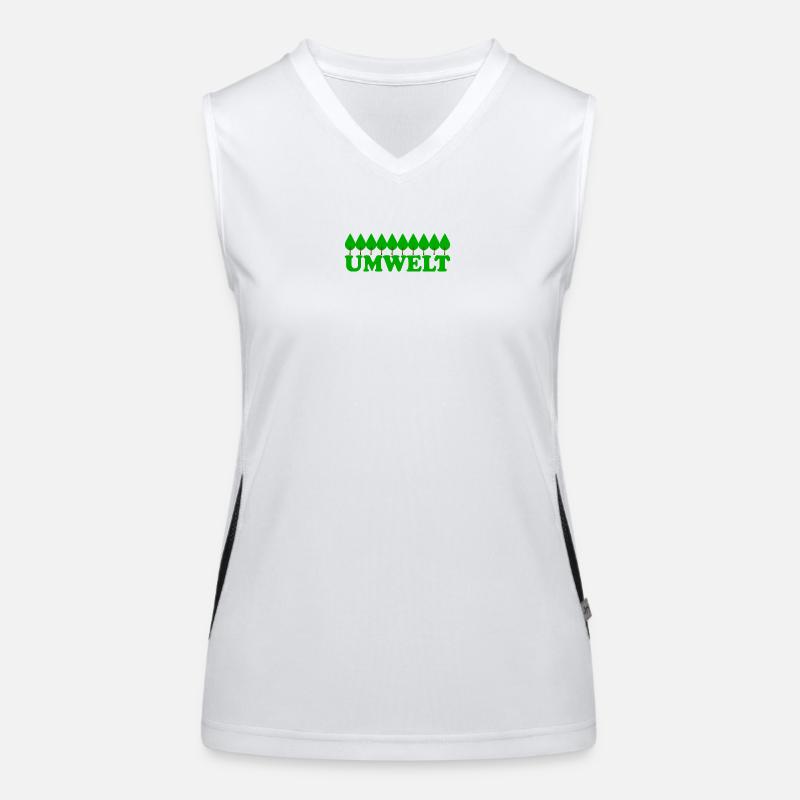 UMWELT Funktionelles Kontrast-Tank Top für Frauen