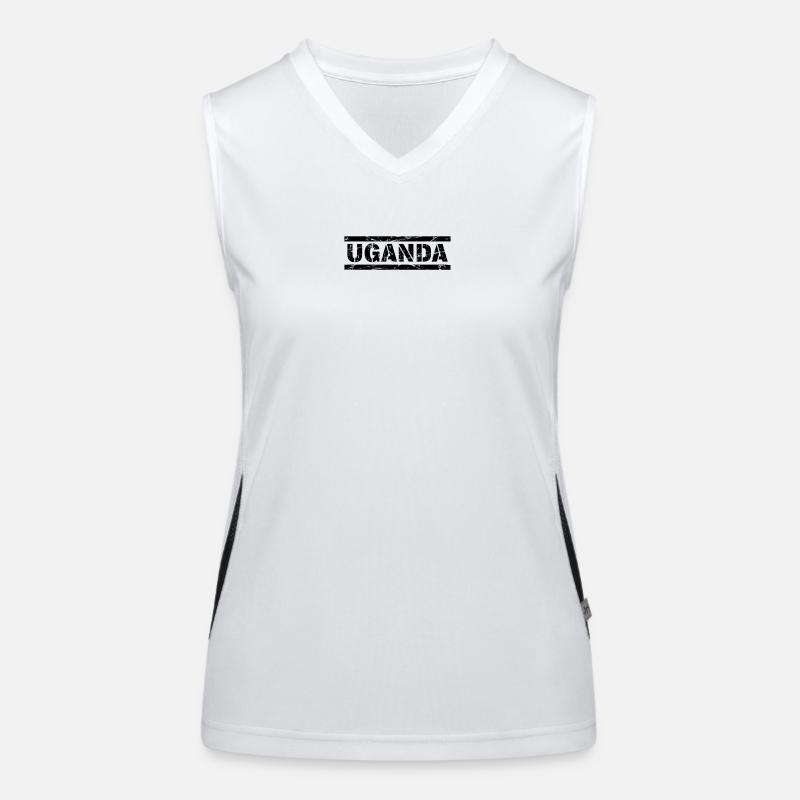 Ouganda Débardeur respirant contrasté Femme