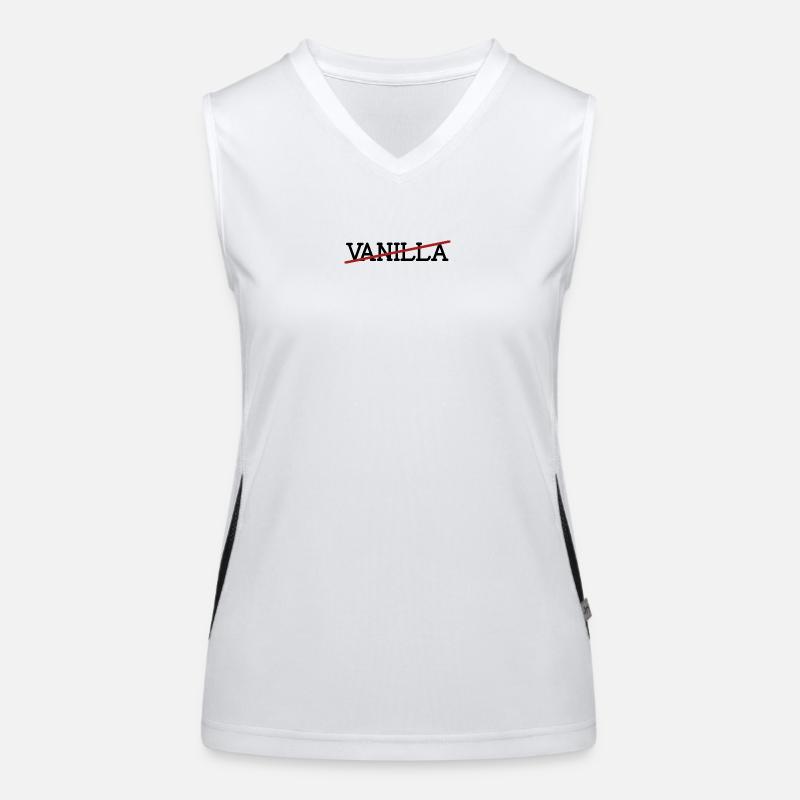 Pas de vanille Débardeur respirant contrasté Femme