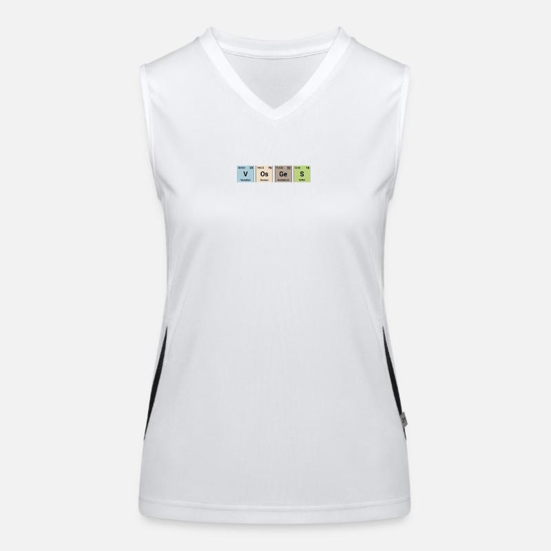 Vosges in periodic elements Women's Functional Contrast Tank Top