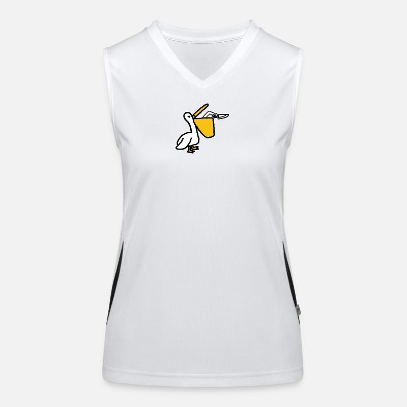 Raubvogel Funktionelles Kontrast-Tank Top für Frauen