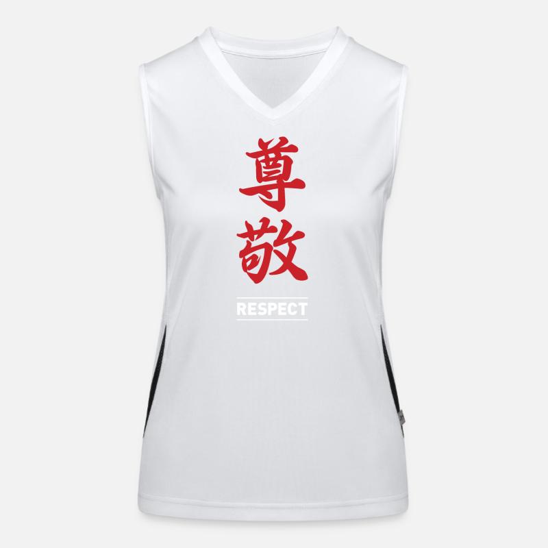 Respekt 2 Funktionelles Kontrast-Tank Top für Frauen