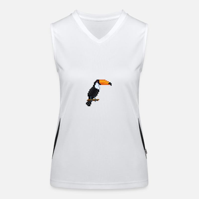Vogel Funktionelles Kontrast-Tank Top für Frauen