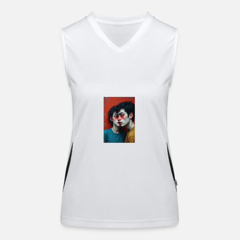 From the same blood Women's Functional Contrast Tank Top