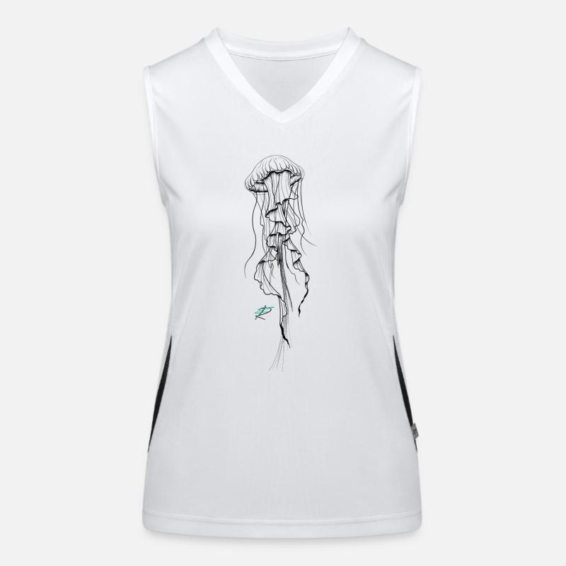 méduse Débardeur respirant contrasté Femme