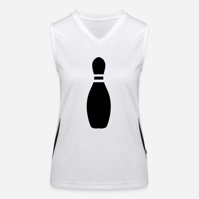 bowling Débardeur respirant contrasté Femme