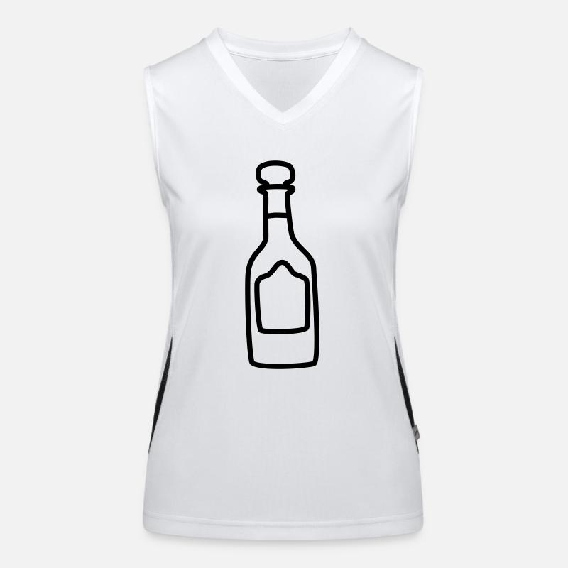 Bouteille de 1 Débardeur respirant contrasté Femme