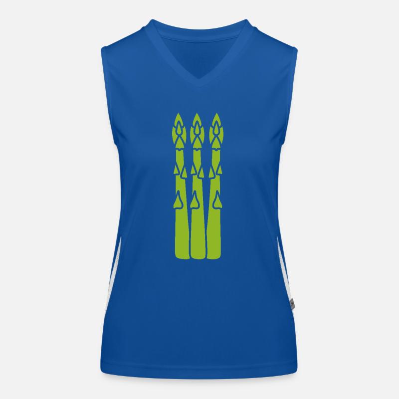 Spargel Funktionelles Kontrast-Tank Top für Frauen