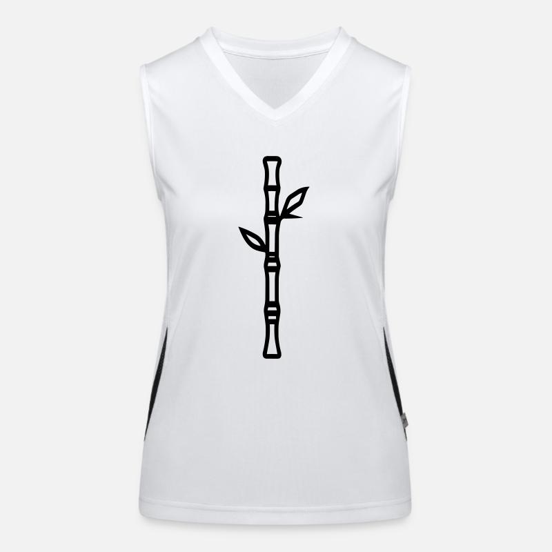 bambou Débardeur respirant contrasté Femme