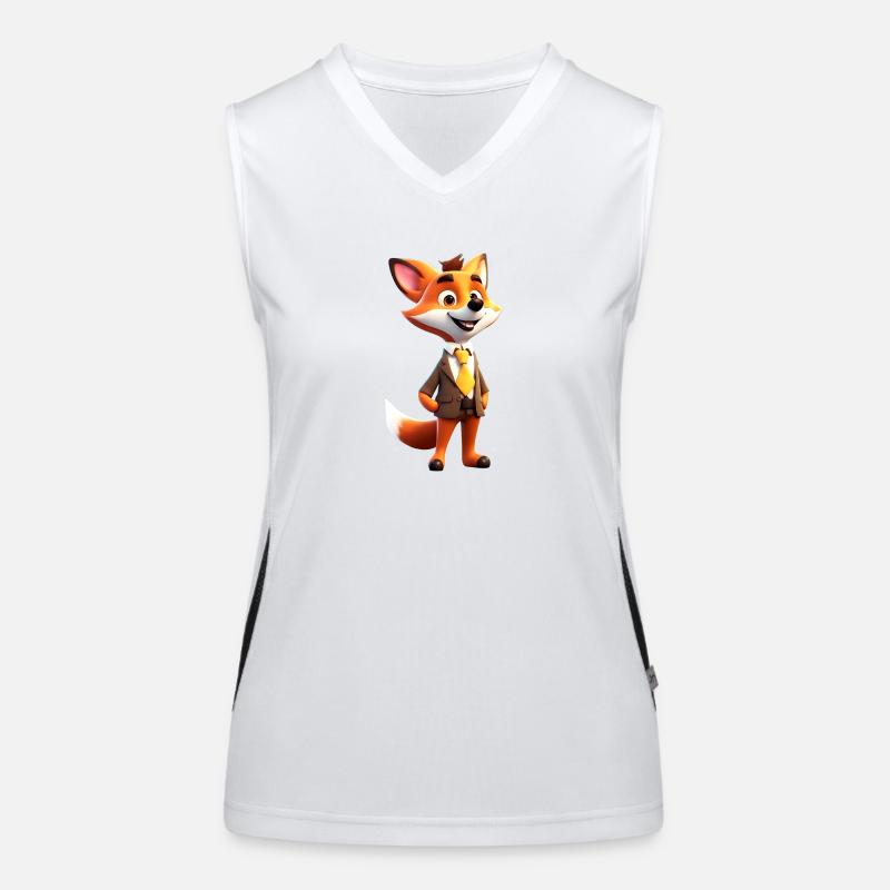 Elegant Fox Women's Functional Contrast Tank Top